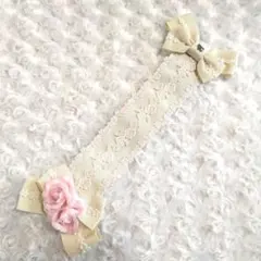 Innocent World ローズレースヘッドドレス　生成×ピンクのサムネイル