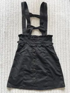 【大幅お値下げしました】abc une face 黒スカートワンピースのサムネイル