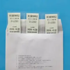 株主優待券 有効期限2026年6月30日