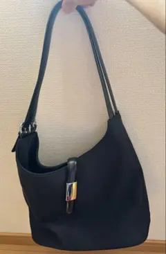 【卒業式入学式】黒フォーマルショルダーバッグ