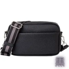 黒色 韓国 おしゃれ ショルダーバッグ レディース 多収納