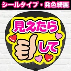 グーして　配色Ｃ　うちわ　文字　ファンサ 文字