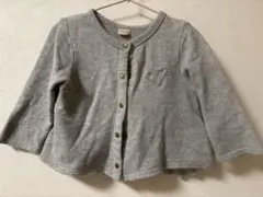 petit main グレー カーディガン 80サイズ