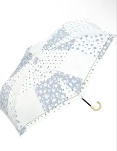 Wpc. フローラルパッチワーク ミニ折りたたみ傘 晴雨兼用 花柄 50cm