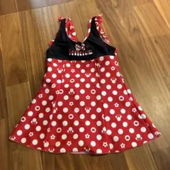 ミニーマウス　水着 赤色 120