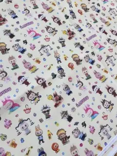 3LABUBU クリーム色生地 はぎれ140cm＊45cm