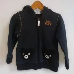 DOU BLEB ネイビー フード付きパーカー