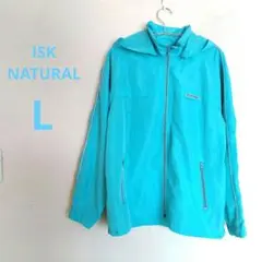 ISK NATURAL ウィンドブレーカー エメラルドグリーン
