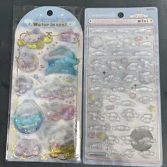 シナモロールウォーターシール & ボンボンドロップシール2セット