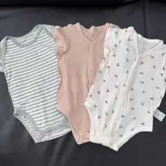 UNIQLO アカチャン本舗ベビー服 ロンパース 3枚セット まとめ売り