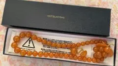 琥珀 ネックレス