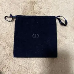 dior ポーチ　巾着　ノベルティ　アクセサリー入れ　ブラック