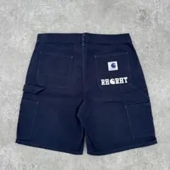 激レア 日本製 Carhartt × Ron Harman ダック ショーツ 紺のサムネイル