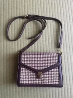 チェック柄ショルダーバッグ