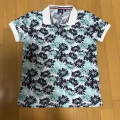 CLUNK ゴルフウェア　花柄ポロシャツのサムネイル