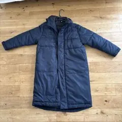 hummelネイビー フード付き ベンチコート 160
