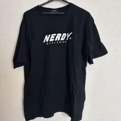 NERDY ブラック Tシャツ X-LARGE