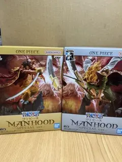 新品✨ONE PIECE MANHOOD フィギュア　2個セット　ワンピース