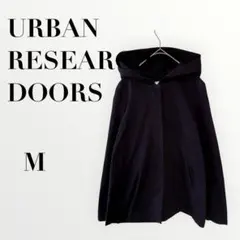 アーバンリサーチドアーズ コート フード付き ネイビー M シンプル　無地
