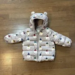 ［クリーニング済み］baby GAP くま耳ダウンコート 12-18ヶ月