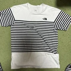 THE NORTH FACE ストライプ Tシャツ XLと書いてますがMサイズ