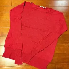【ユニクロ】カシミヤ混　ボートネック　ニット　М