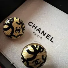 02P CHANEL ロゴ　ピアス シャネル　ココマーク　アクセサリー