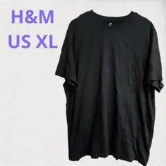 H&M COOLMAX レギュラーフィット Tシャツ 黒　US XL