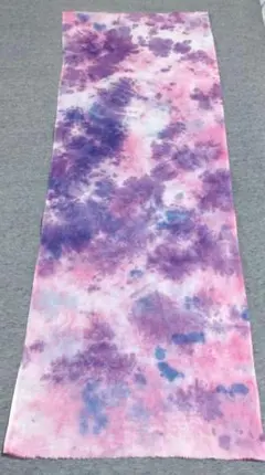 スレン染料　タイダイ染め　晒し　晒　手ぬぐい　ハンドメイド　ス231　98cm