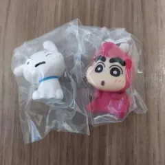 ほぺむにゅ！　クレヨンしんちゃん　2種セット ワニ山さんしんちゃん　シロ