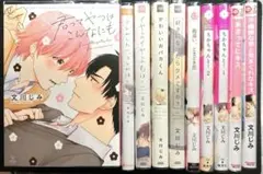 【BL まとめ売り】文川じみ 先生 10冊まとめ売り セット