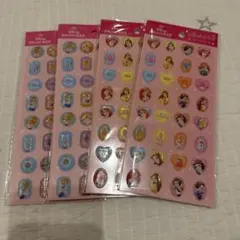Disney プリンセスシール 4シートセット