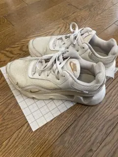 Nike メッシュスニーカー ホワイト/ベージュ