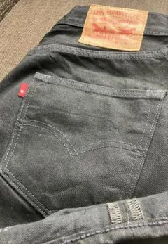 【極美品】リーバイス501CT ブラックデニムパンツ ジーンズ　W30 漆黒