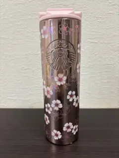 【未使用品】SAKURA2026ステンレスボトルメタリック　ライトピンク