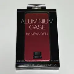 NEW2DS LL用 アルミニウムケース レッド ②