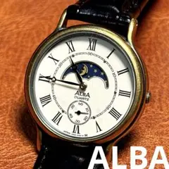 A-12 希少　稼働品　SEIKO VIENT ALBA ムーンフェイズ A-52 希少 稼働品 SEIKO VIENT ALBA サン ムーンフェイズ - メルカリ