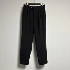 BEAMS F angelico ダークグレー スラックス プリーツ付き