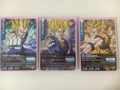 ドラゴンボール データカードダス ベジット.ポタラ悟空ベジータ 爆レア 希少