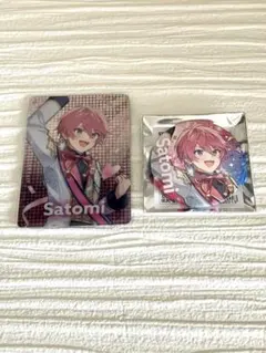 すとふぇす　すとぷり　さとみ くん　トレカ　缶バッジ