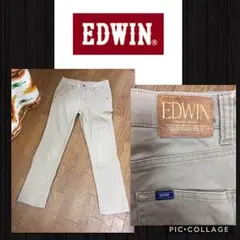 EDWIN 403L ストレート ストレッチ  ベージュ W29 股下68cm