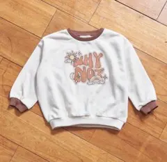 ai×mewoo コラボ　キッズ トレーナー リンガープルオーバー