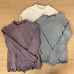GU 長袖カットソー 3枚セット 140サイズ