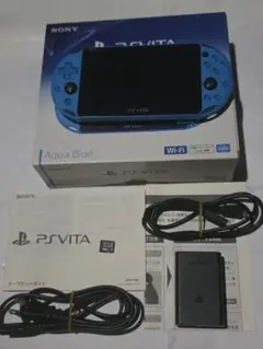 PS Vita アクアブルー＋64GBメモリー＋ソフト４本