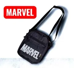 【美品】マーベル コーデュラ ショルダーポーチ サコッシュ ブラック