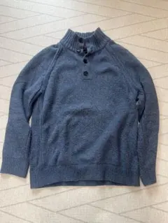 BANANA REPUBLIC ハイネックセーター 青のサムネイル
