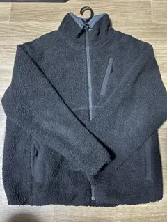 Men’s MELROSEブラック　フリース　リバーシブルジャケット