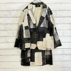 【4298 SHIZUKA KOMURO】セットアップ パッチワーク柄 L