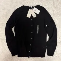 【新品タグ付】 ユニクロ　エクストラファインメリノクルーネック　カーディガン
