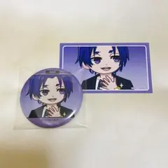 ブルーロック 御影玲王 ゆるコマ 缶バッジ イラストカード